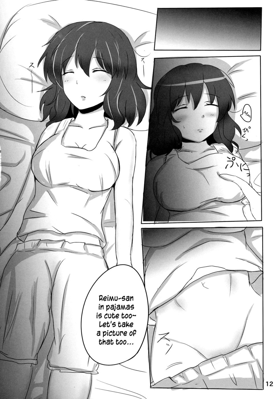 Hentai Manga Comic-The Record of Reimu-san's Secret Photo Shoot-Read-12